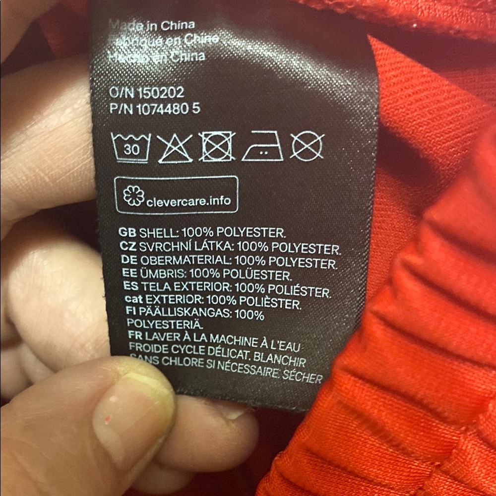 H&M Vibrant Red Athletic Shorts with Dolphin Hem - Picture 7 of 11